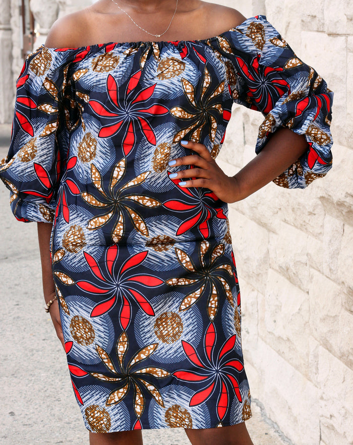 Ayoola African Ankara Print Dress