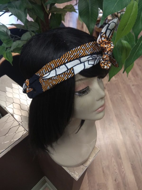Idara African Inspired hair Band With Bow detail