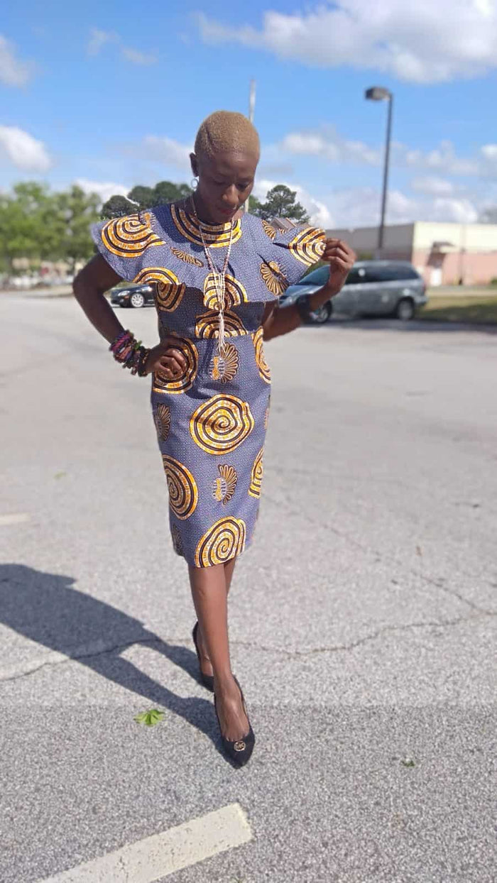 Nedu African Print Dress